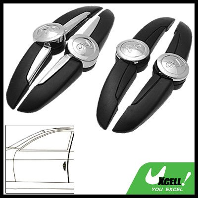 Decorative Black and Sliver Car Door Guard Protector