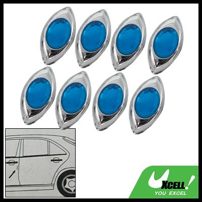 8 Pieces Blue Eyes Shaped Car Door Bumper Mirror Guard (GZ-086)