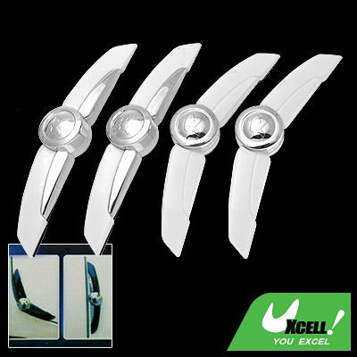 White Silvery Car Auto Door Guard Protector Sticker