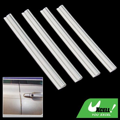 4pcs Silvery Car Body Door Bumper Guard Protector Set