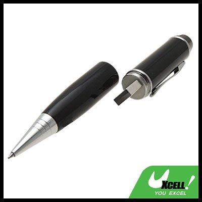 2 in 1 Roll Ball Pen 1GB USB Flash Memory Stick Drive Black