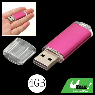 4GB USB 2.0 Flash Memory Pen Stick Drive Purple Pink