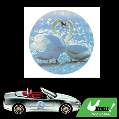 Swan Couple Car Vehicle Window Decal Graphic Sticker