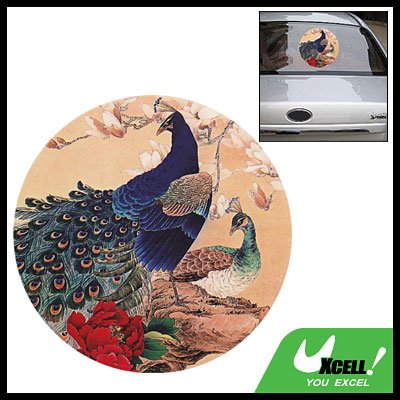 Peacock Decorative Sticker Graphic Decal for Car Auto