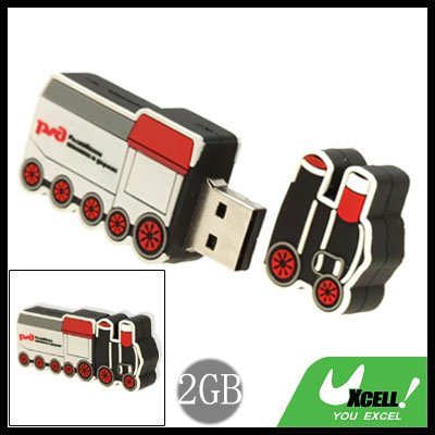 Cool-Look Small Train USB 2.0 2GB Flash Memory Stick Drive