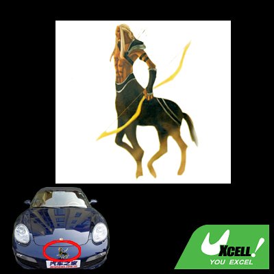 Cool Centaur Exterior Vehicle Car Viny Sticker Decal