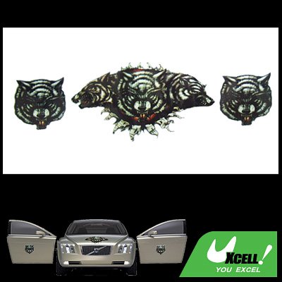 Cool Wolf Pattern Car Decor Decal Sticker