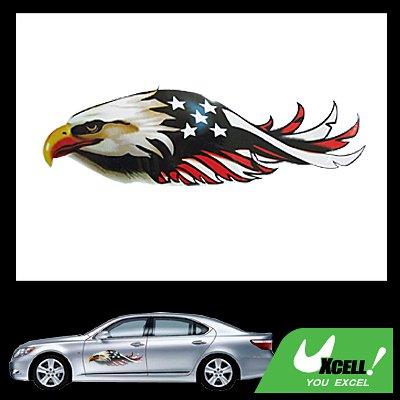 USA American Eagle Car Window Graphic Decal Sticker