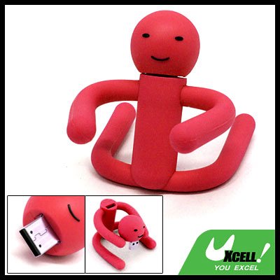 Moppet Design Flexible 2GB USB Flash Drive Memory Stick