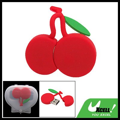 Cherry Design 2GB USB 2.0 Flash Memory Pen Drive Stick
