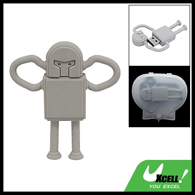 Robot Shaped 2GB USB 2.0 Flash Memory Drive Pen Stick