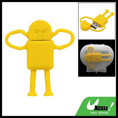 Cartoon Robot 2GB USB 2.0 Flash Memory Pen Stick Drive