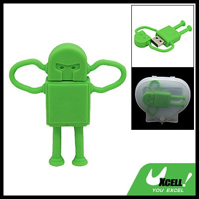 2GB Robot USB Flash Drive Memory Stick Storage Device