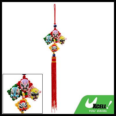 Embroidery Chinese Knot Oriental Ornament Mask