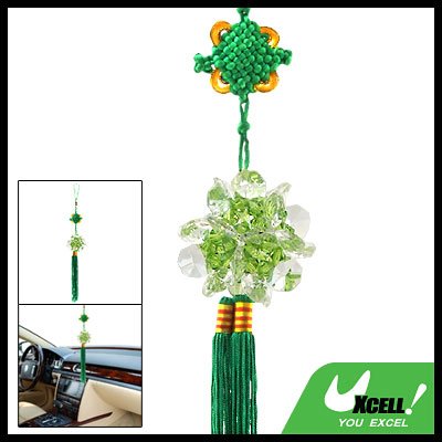 Embroidery Chinese Crystal Knot Decoration Wall Hanging Ornament