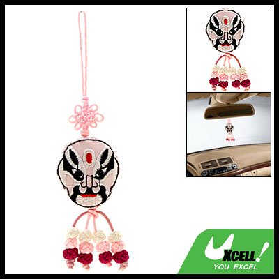 Opera Face Mask Embroidery Chinese Knot Oriental Ornament