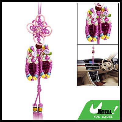 Chinese Knot Embroidery Oriental Ornament Shoes Pendant