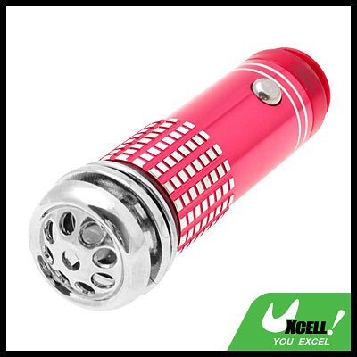 Mini Fresh Air Purifier / Oxygen Bar for Auto Car - Red