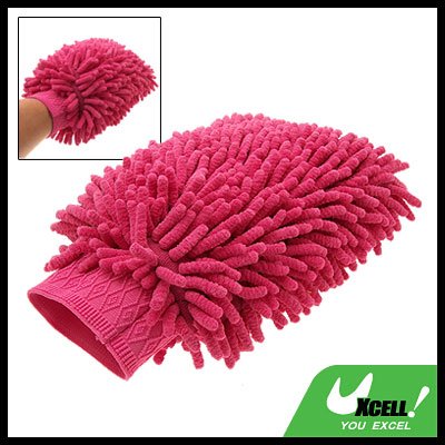 Microfiber Chenille Car Double Wash Cleaning Mitt Brush