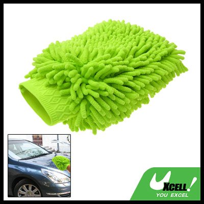 Microfiber Chenille vehicle Car Wash Cleaning Mitten Brush