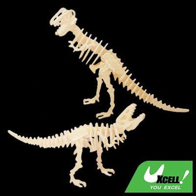DIY Toy Dinosaur Woodcraft Construction Kit Model