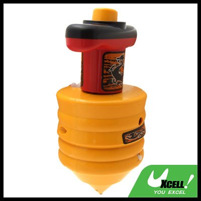 Funny Toy Colorful Flash Light Spinner Plastic Peg-Top