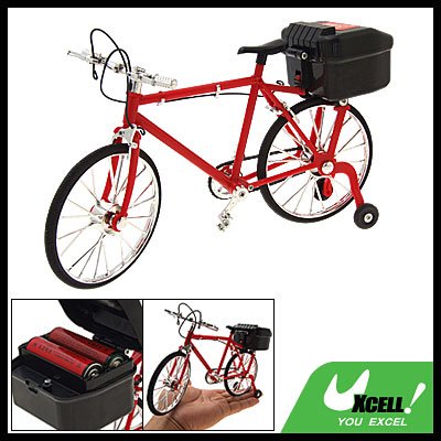 Electric Music Walking Miniature Bicycle Bike Toy Red