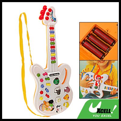 Cartoon Electric Music Guitar Kids Children Musical Toy