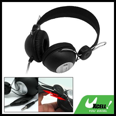 Multimedia Black PC Computer Stereo Headphone Headset with Microphone (SK-731V)