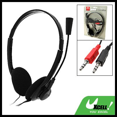 Stereo Headset Headphone with Microphone for PC Computer