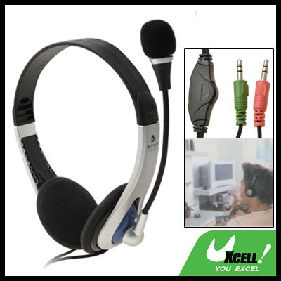 Stereo Computer PC Headphone Headset with Microphone