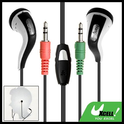 3.5mm Necklace Headphones Earphones for PC iPod MP3 MP4