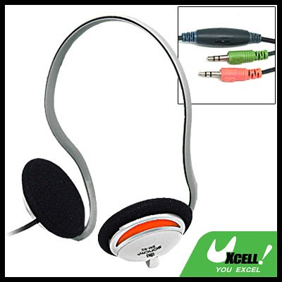3.5mm Super Bass Dynamic Headphone Microphone for DVD MP3 MP4 PC