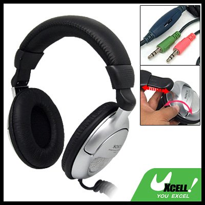 Dynamic Stereo Headphone Headset Mic for PC Computer