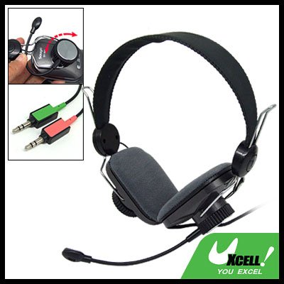 Stereo Headphone with Microphone for PC Computer Laptop