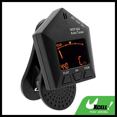 Music Instruments Clip Style Auto Violin Bass Guitar Tuner (WST-523)