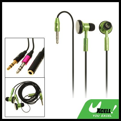Necklace Style MP3 MP4 PC Stereo Earphone w/ 3.5mm Plug