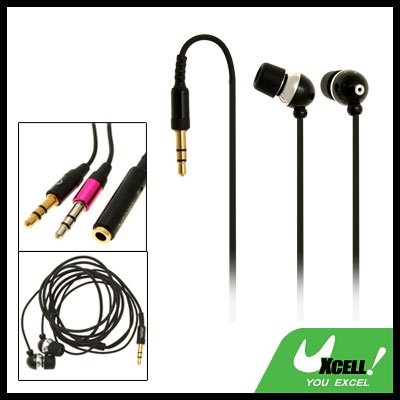 In-Ear MP3 MP4 Laptop PC Stereo Earphone w/ 3.5mm Plug