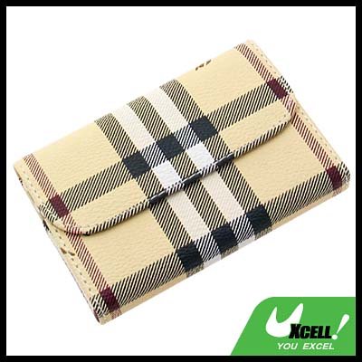 Classic Khaki Business Card Case Holder