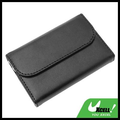 Luxury Leather Black Business Card Case Holder