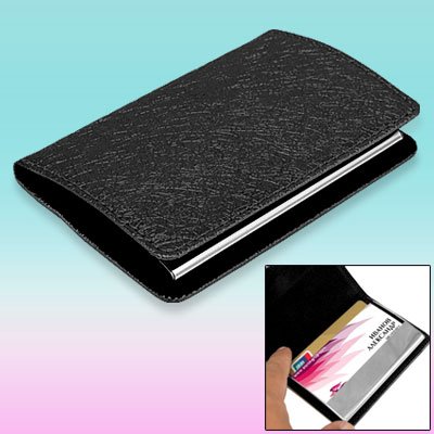 Black Surface Magnetic Business Card Case
