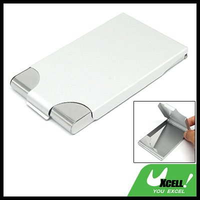 Stainless Steel Business Card Holder Case Silvery