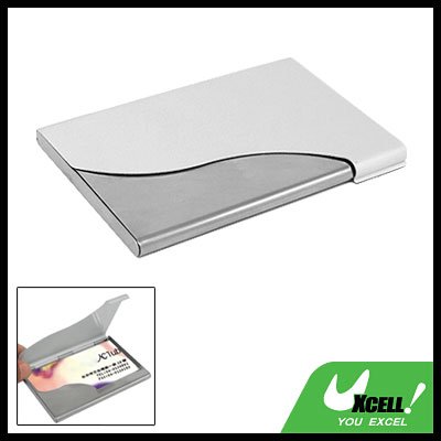 Thin Aluminum Business Credit ID Card Case Holder 2-tone
