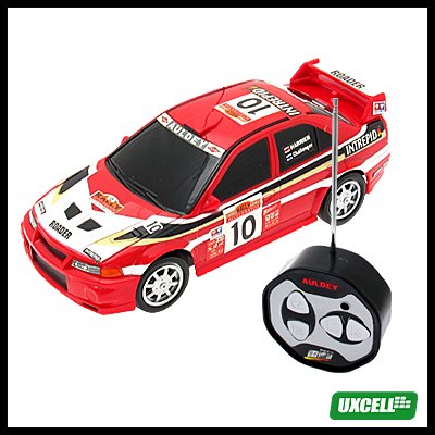 Toy Car - Mini Remote Control Mini Speed Racer Automobile - Red
