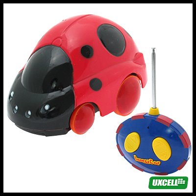 Toy - Super Remote Control Ladybird Car - Red