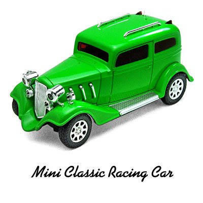 Toy Car - Mini Remote Control RC Speed Vintage Classical Racing Car Jeep (0607) - Apple Green***/