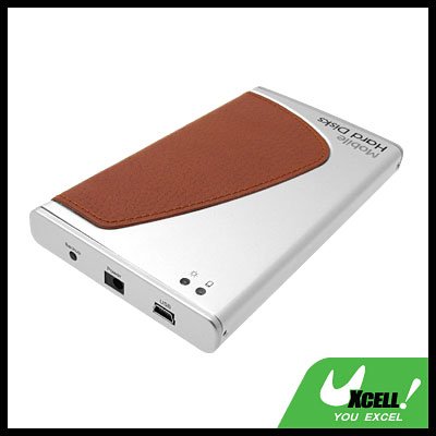 2.5" USB OTB SATA HDD Aluminum External Hard Drive Enclosure Case Silver
