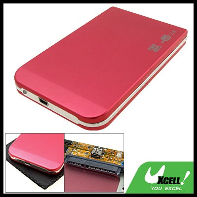 USB 2.0 HDD External Enclosure Case for 2.5" SATA Hard Drive