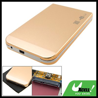 Mobile 2.5" SATA USB 2.0 HDD Hard Drive Enclosure Case