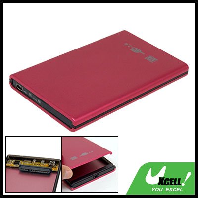 USB 2.0 SATA 2.5 Inch Hard Drive Enclosure Aluminium HDD Case